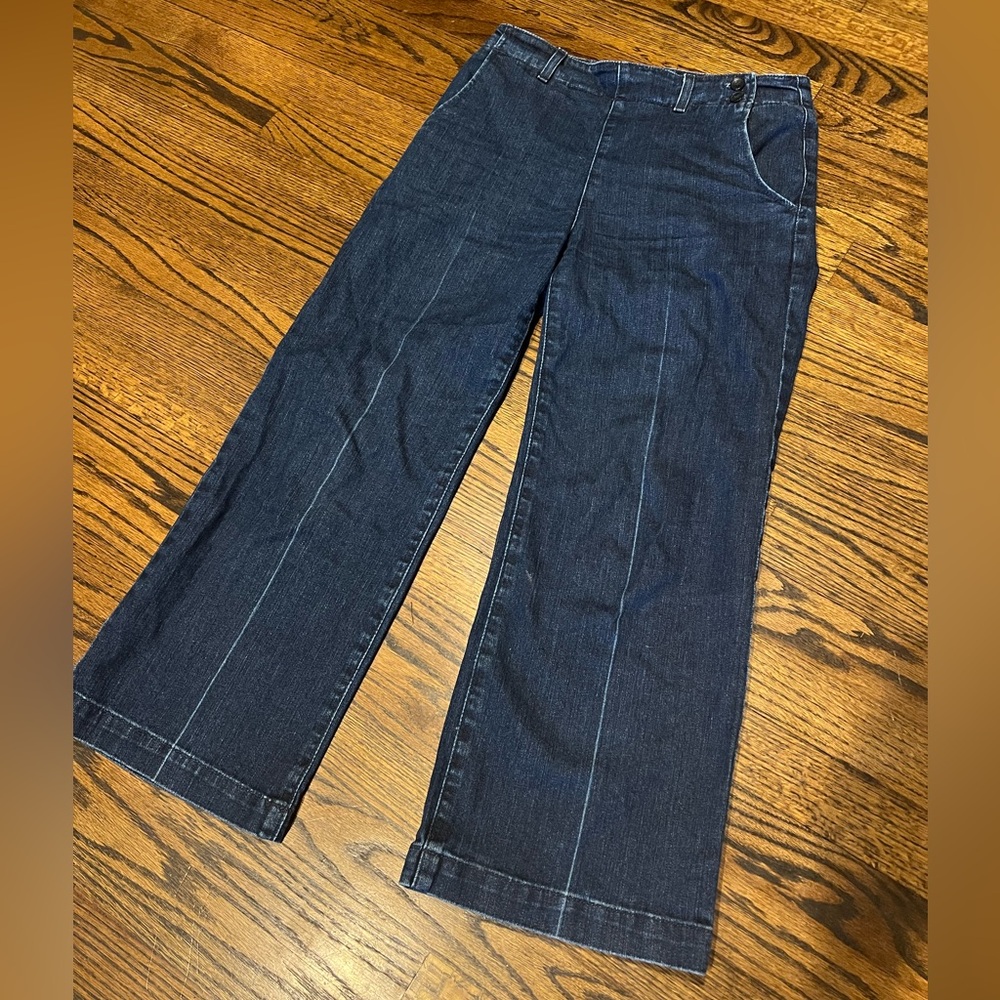 AG Juliette Trouser in Dark denim wash